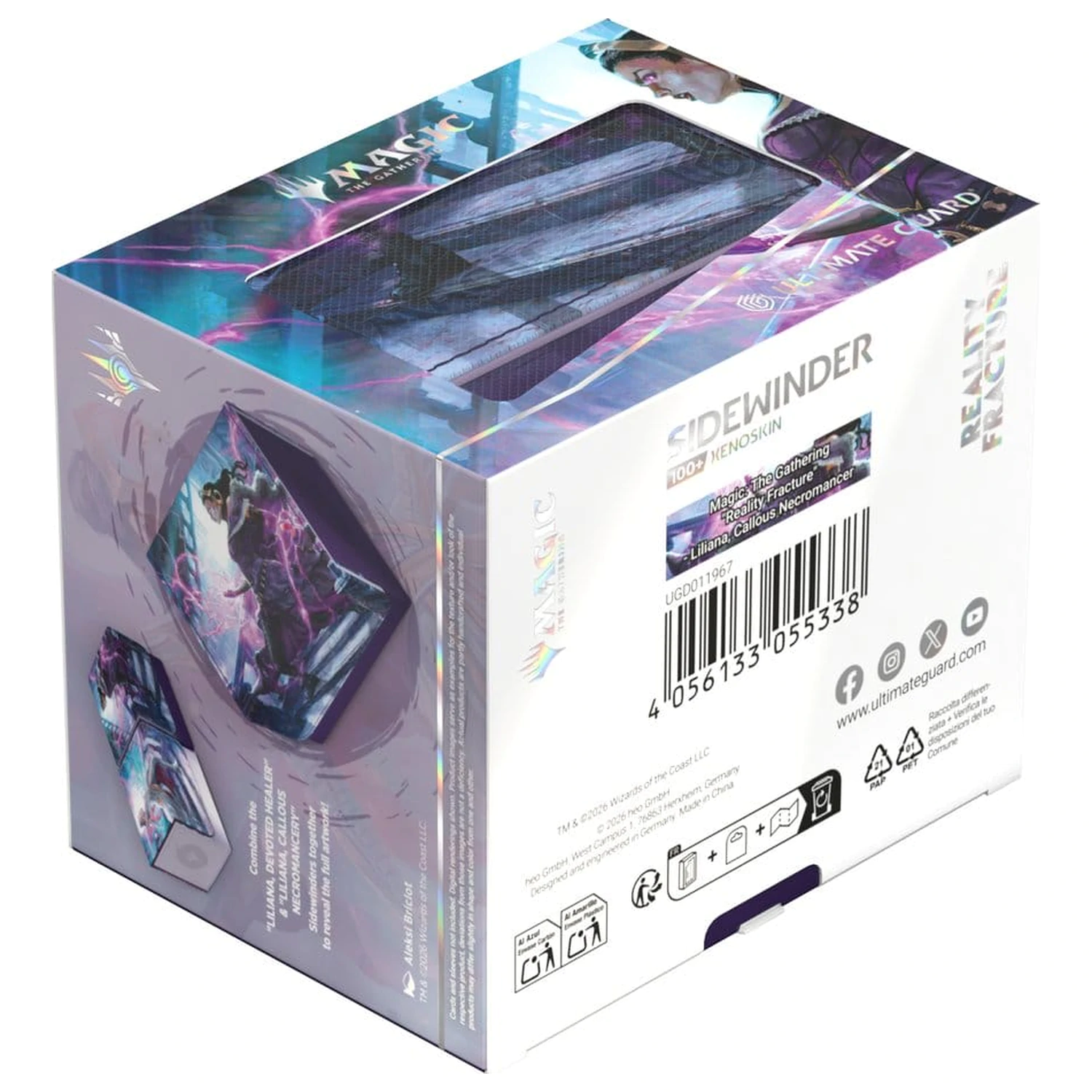 Ultimate Guard Sidewinder 100+ Xenoskin Magic: The Gathering "Reality Fracture" - Liliana, Callous Necromancer product photo