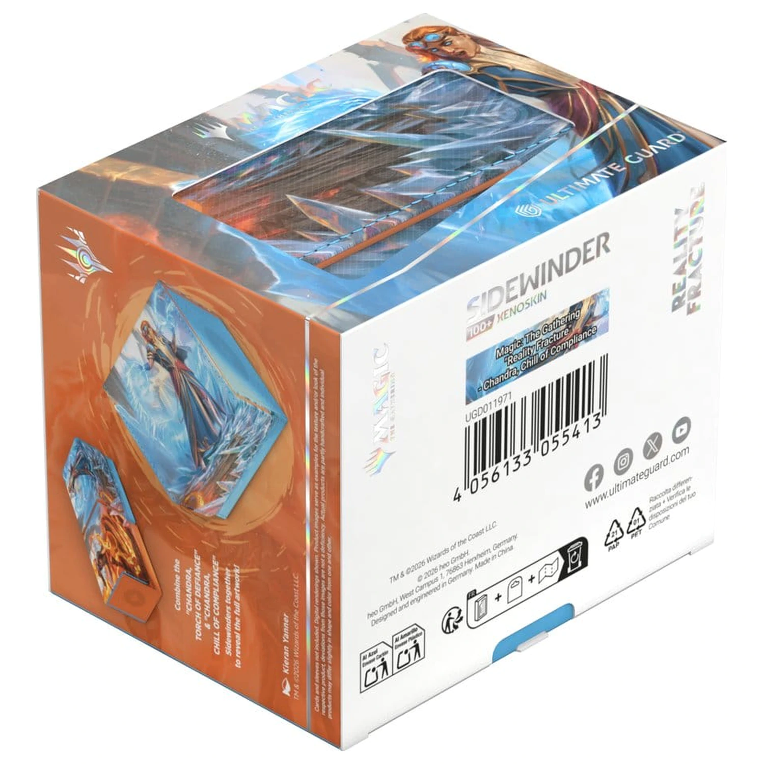 Ultimate Guard Sidewinder 100+ Xenoskin Magic: The Gathering "Reality Fracture" - Chandra, Chill of Compliance product photo