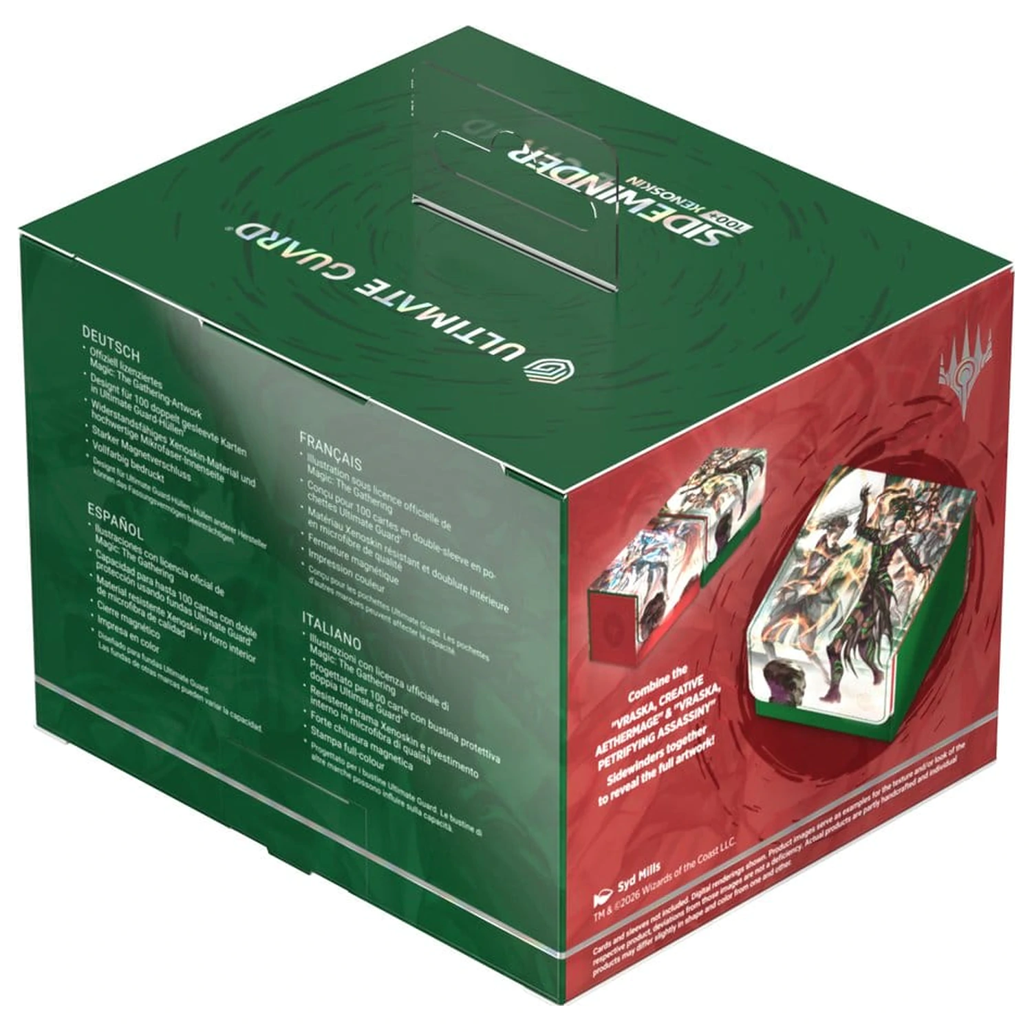 Ultimate Guard Sidewinder 100+ Xenoskin Magic: The Gathering "Reality Fracture" - Vraska, Petrifying Assassin product photo