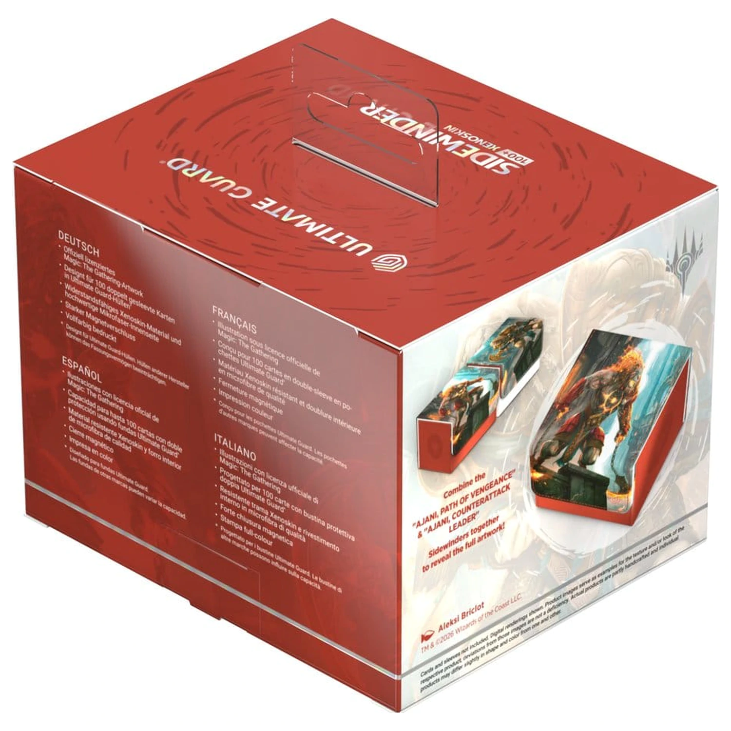 Ultimate Guard Sidewinder 100+ Xenoskin Magic: The Gathering "Reality Fracture" - Ajani, Path of Vengeance product photo