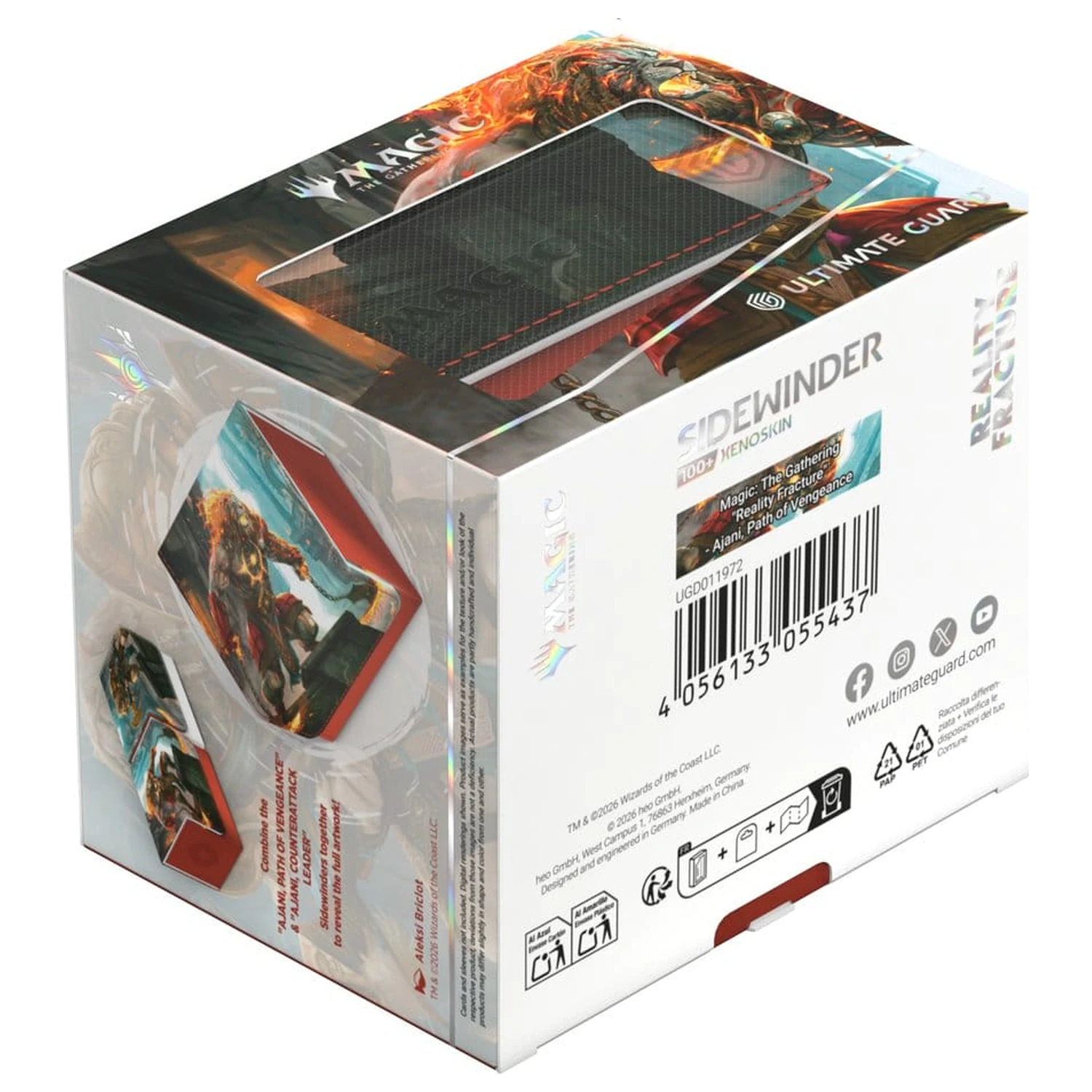 Ultimate Guard Sidewinder 100+ Xenoskin Magic: The Gathering "Reality Fracture" - Ajani, Path of Vengeance product photo