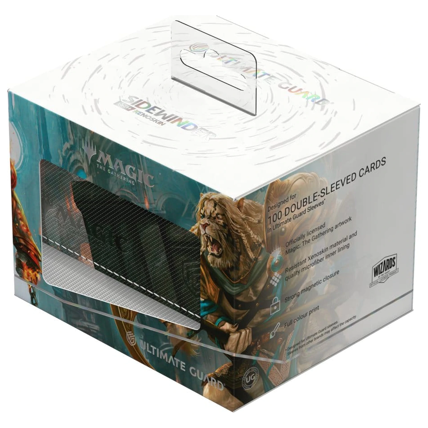 Ultimate Guard Sidewinder 100+ Xenoskin Magic: The Gathering "Reality Fracture" - Ajani, Counterattack Leader product photo