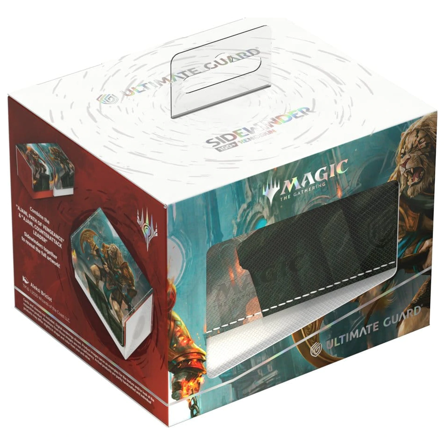 Ultimate Guard Sidewinder 100+ Xenoskin Magic: The Gathering "Reality Fracture" - Ajani, Counterattack Leader product photo