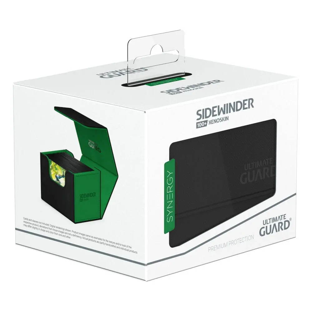 Ultimate Guard Sidewinder 100+ XenoSkin SYNERGY Black/Green termékfotó