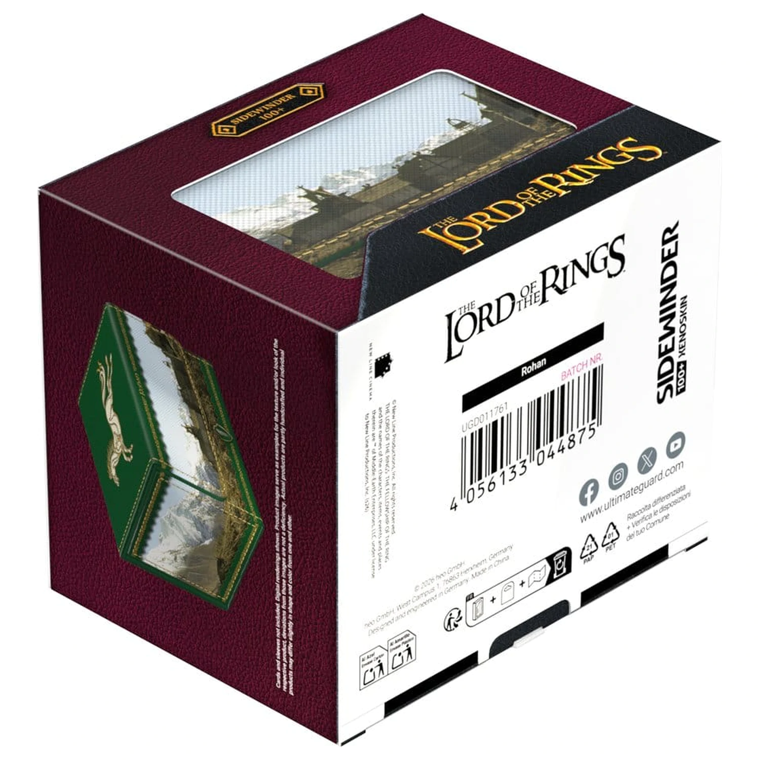 Ultimate Guard Sidewinder 100+ Xenoskin The Lord of the Rings™ "Places of Middle-earth" - Rohan product photo