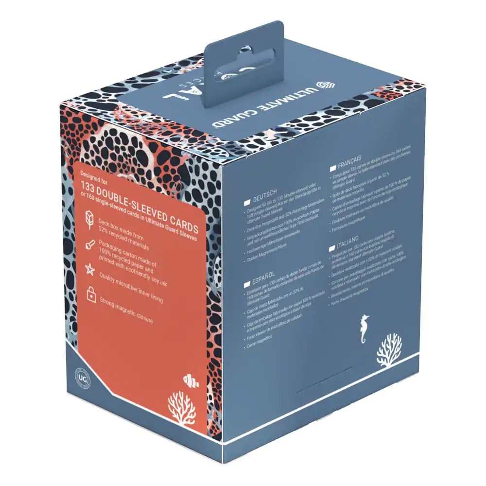 Ultimate Guard Sidewinder 133+ Xenoskin "Coral Places" - Twilight Tide product photo