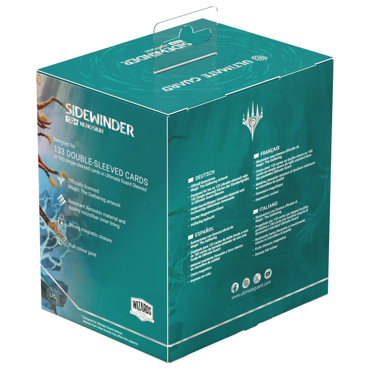 Ultimate Guard Sidewinder 133+ Xenoskin Magic: The Gathering "Reality Fracture" - Tam Beleren, Conflicted product photo
