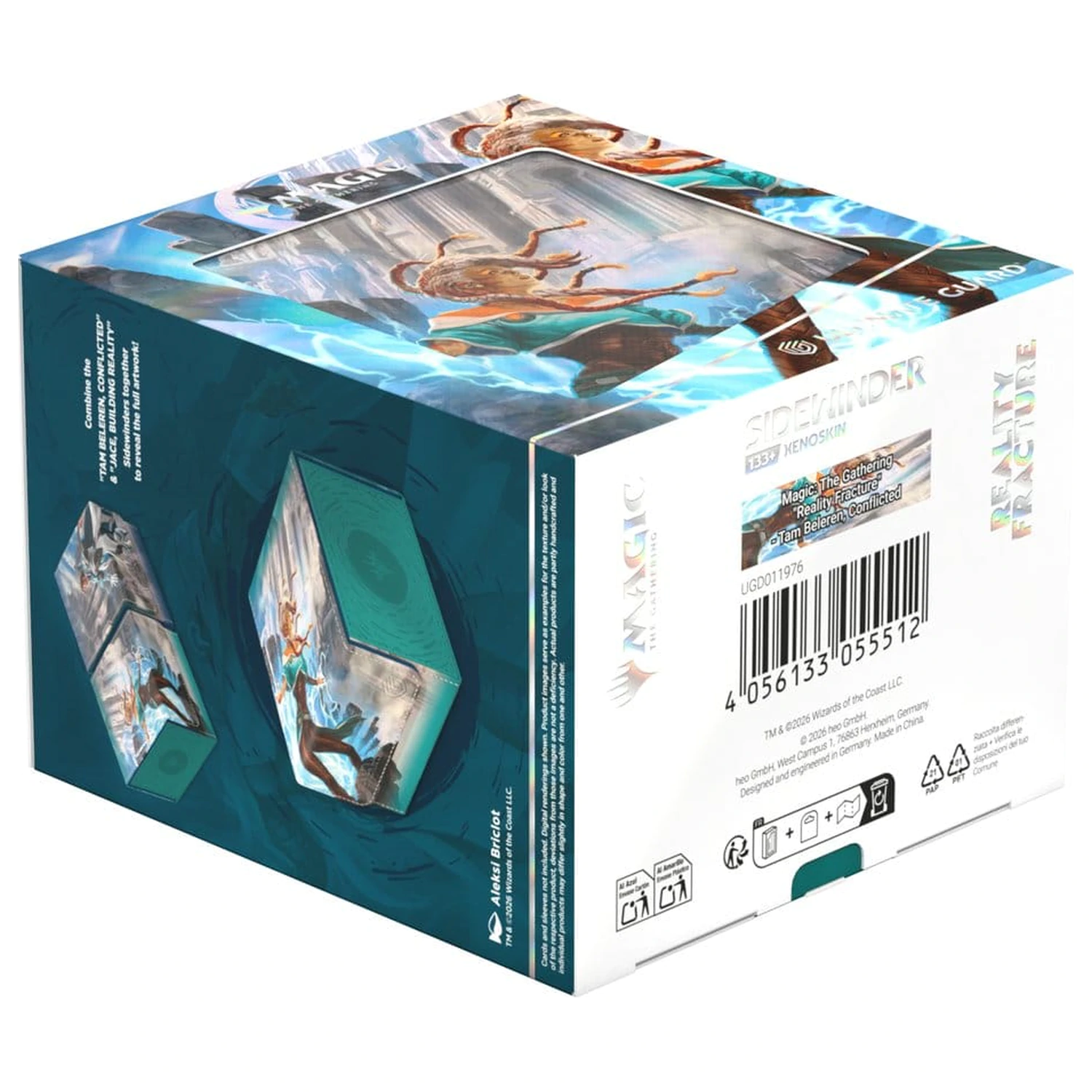 Ultimate Guard Sidewinder 133+ Xenoskin Magic: The Gathering "Reality Fracture" - Tam Beleren, Conflicted product photo