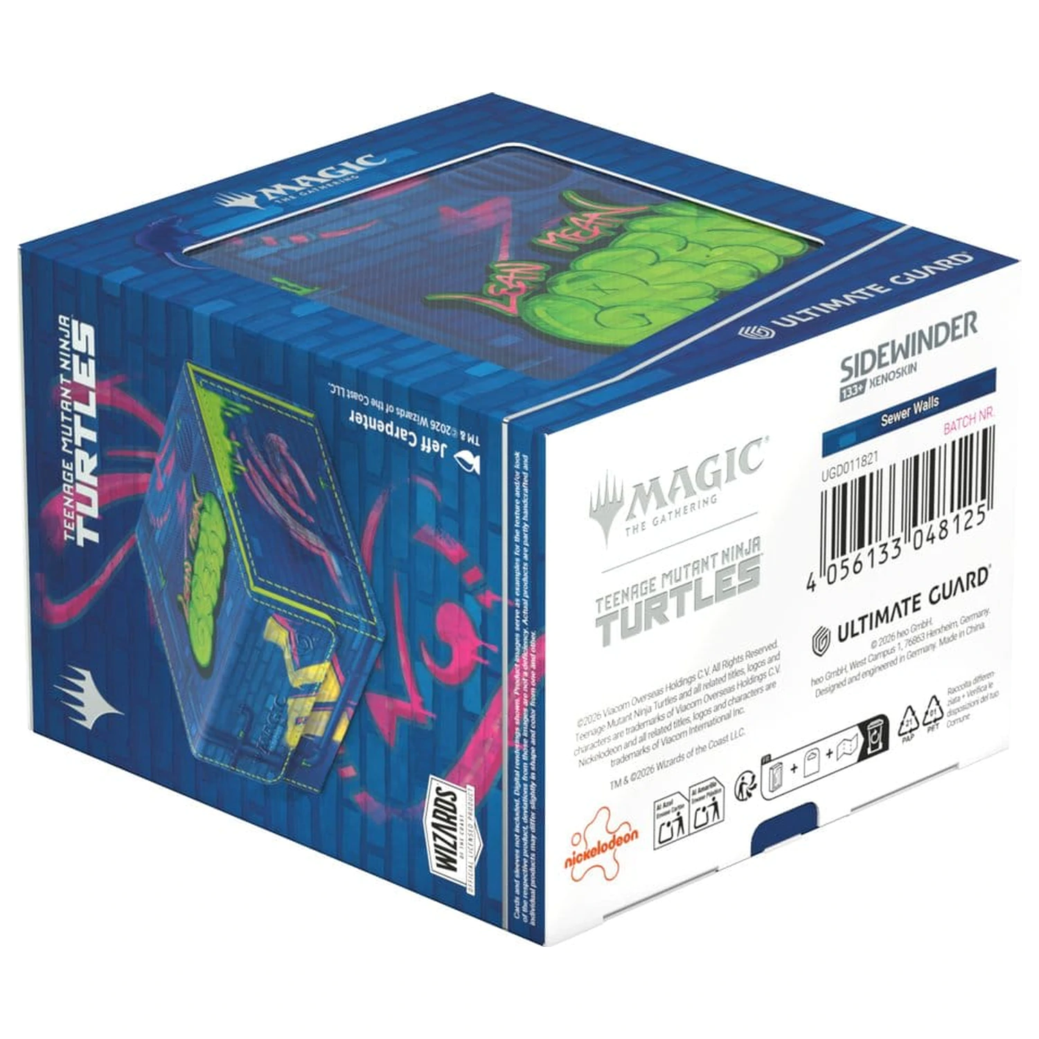 Ultimate Guard Sidewinder 133+ Xenoskin Magic: The Gathering | Teenage Mutant Ninja Turtles - Sewer Walls product photo