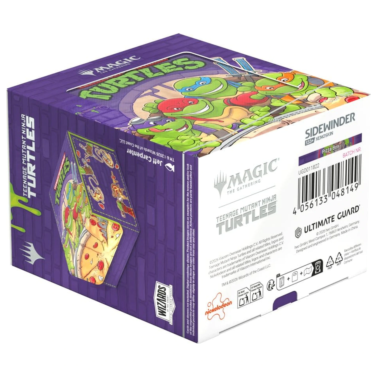 Ultimate Guard Sidewinder 133+ Xenoskin Magic: The Gathering | Teenage Mutant Ninja Turtles - Pizza Box product photo