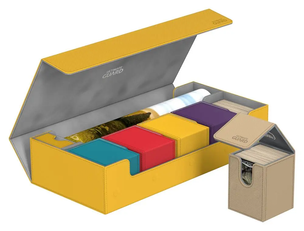 Ultimate Guard Superhive 550+ Standard Size XenoSkin Amber product photo