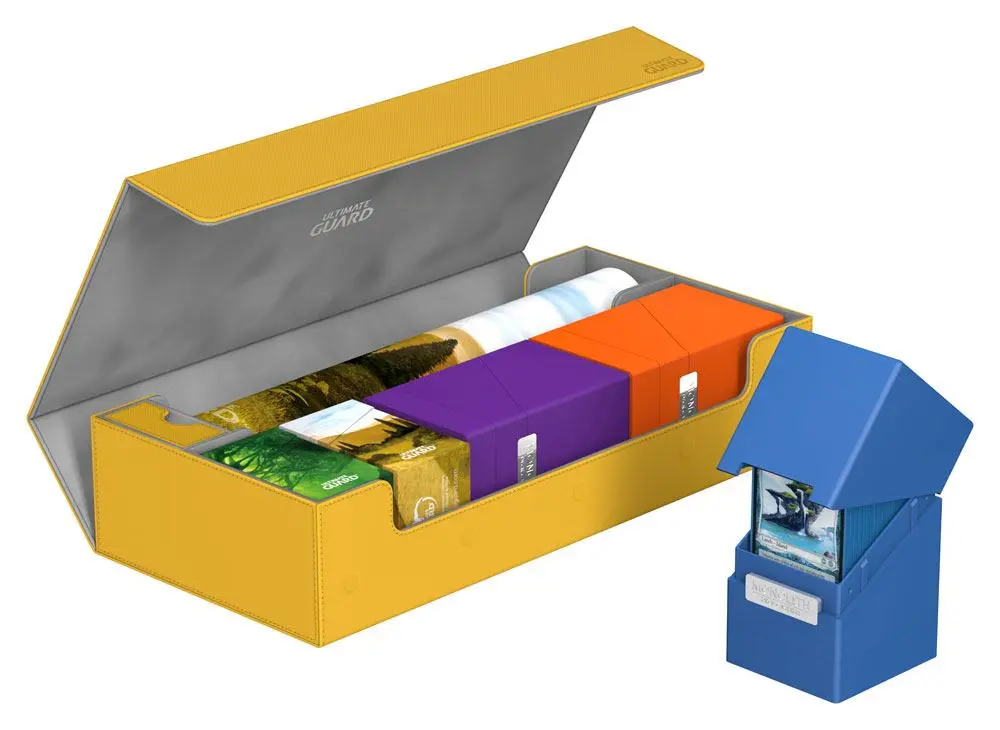 Ultimate Guard Superhive 550+ Standard Size XenoSkin Amber product photo