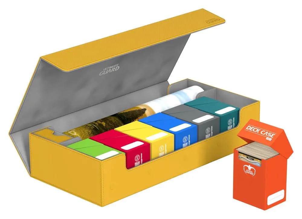 Ultimate Guard Superhive 550+ Standard Size XenoSkin Amber product photo