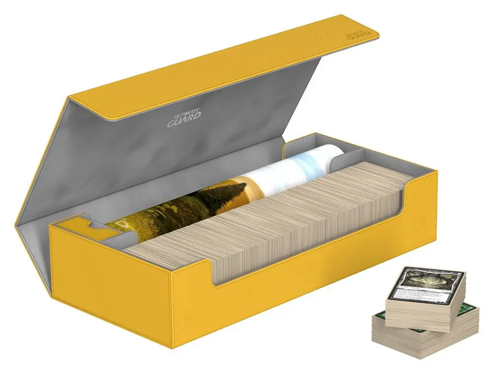 Ultimate Guard Superhive 550+ Standard Size XenoSkin Amber product photo