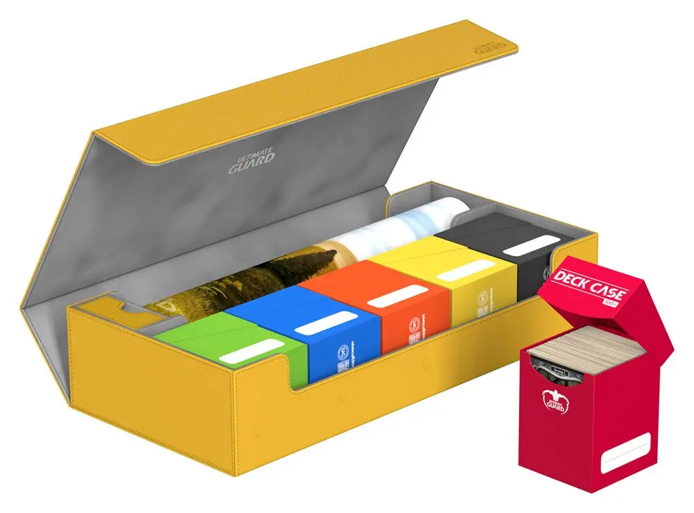 Ultimate Guard Superhive 550+ Standard Size XenoSkin Amber product photo