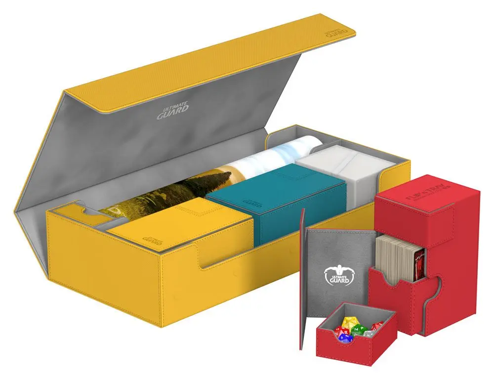 Ultimate Guard Superhive 550+ Standard Size XenoSkin Amber product photo