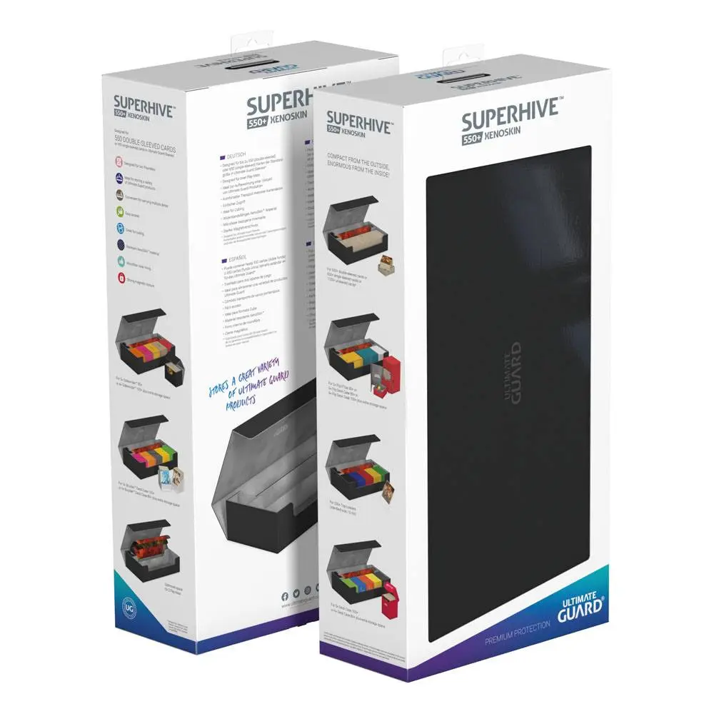 Ultimate Guard Superhive 550+ Standard Size XenoSkin Black product photo