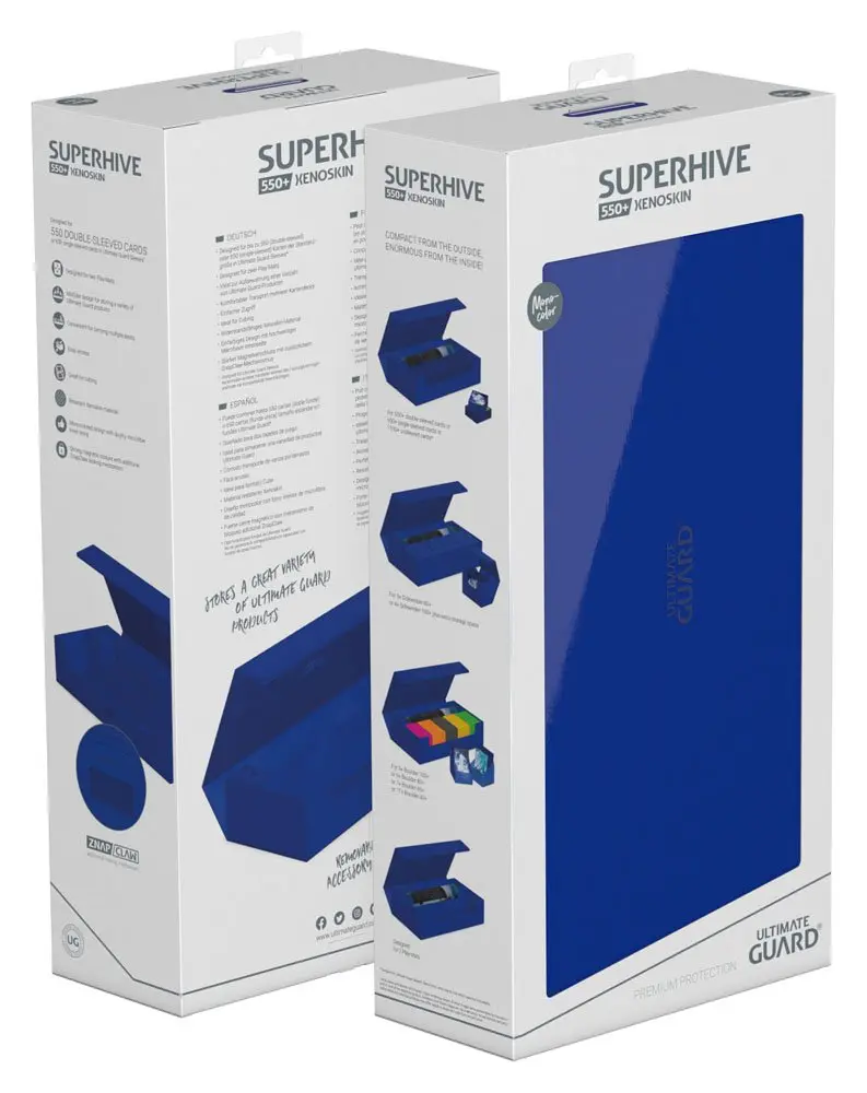 Ultimate Guard Superhive 550+ XenoSkin Monocolor Blue termékfotó