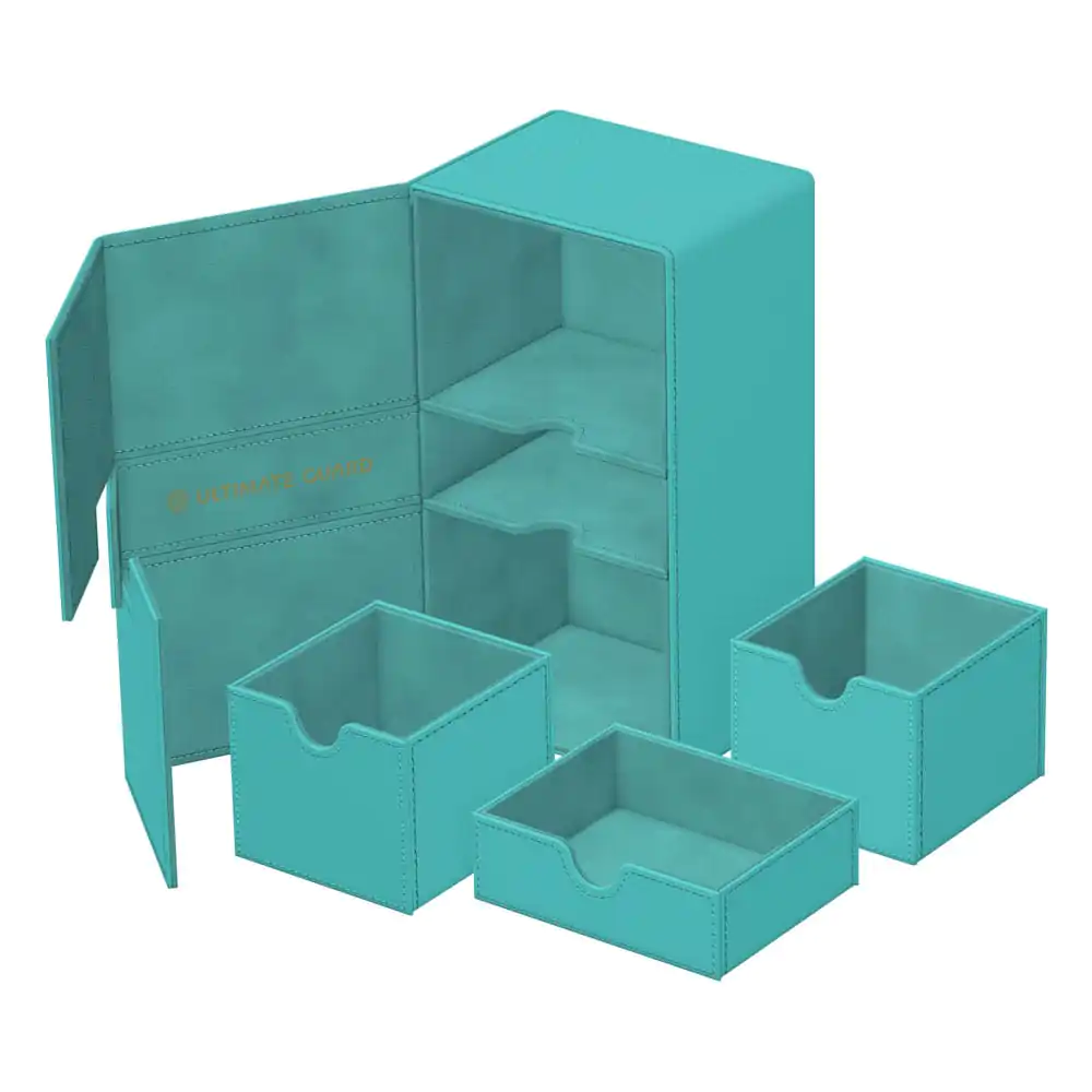 Ultimate Guard Twin Flip&#039;n&#039;Tray 200+ Xenoskin &quot;Summer Edition 2025&quot; - Lagoon product photo