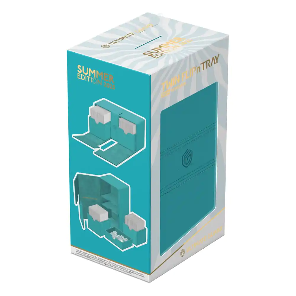Ultimate Guard Twin Flip&#039;n&#039;Tray 200+ Xenoskin &quot;Summer Edition 2025&quot; - Lagoon product photo