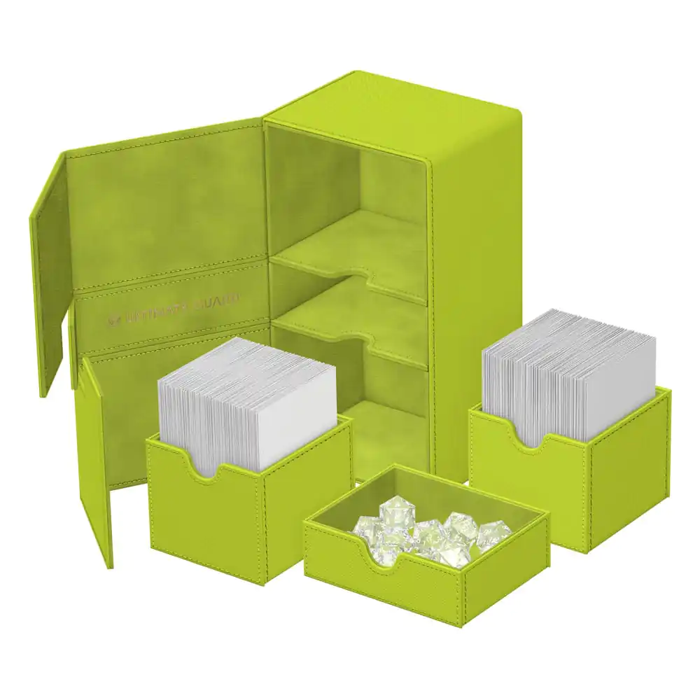Ultimate Guard Twin Flip&#039;n&#039;Tray 200+ Xenoskin &quot;Summer Edition 2025&quot; - Lime product photo