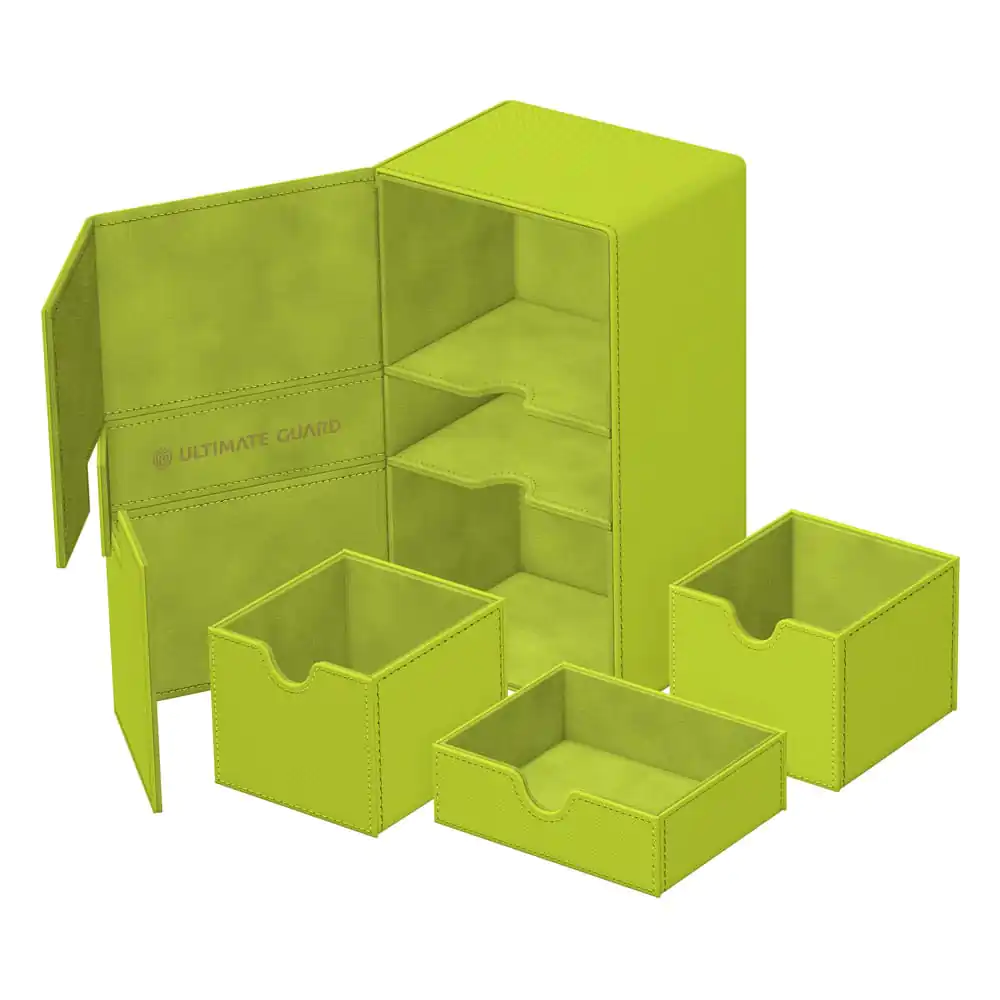 Ultimate Guard Twin Flip&#039;n&#039;Tray 200+ Xenoskin &quot;Summer Edition 2025&quot; - Lime product photo