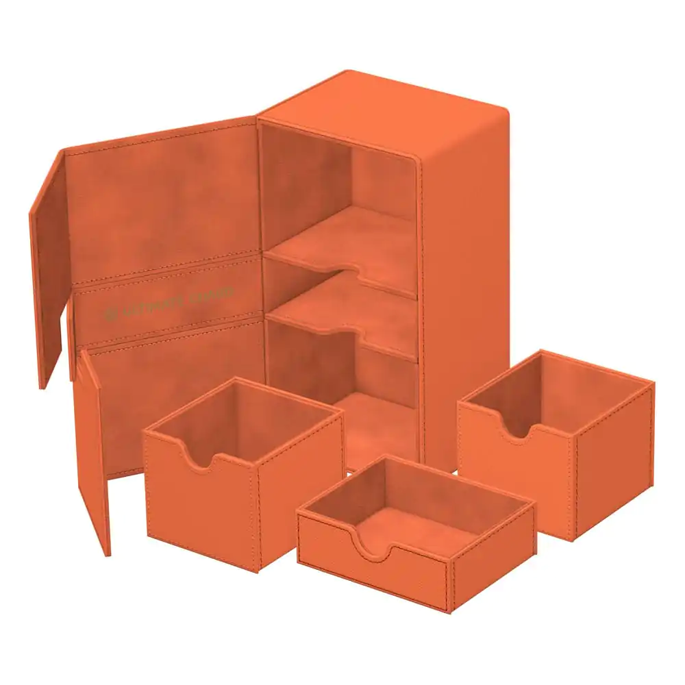 Ultimate Guard Twin Flip&#039;n&#039;Tray 200+ Xenoskin &quot;Summer Edition 2025&quot; - Peach product photo