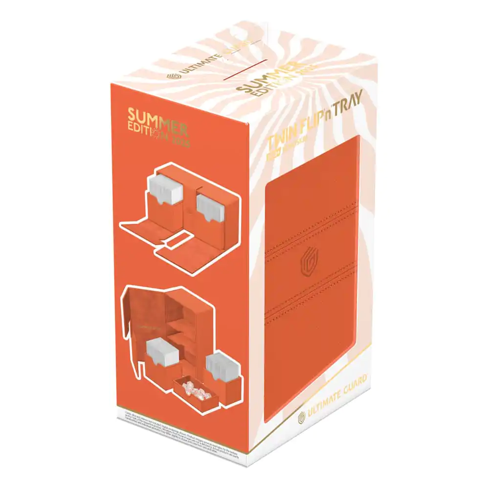 Ultimate Guard Twin Flip&#039;n&#039;Tray 200+ Xenoskin &quot;Summer Edition 2025&quot; - Peach product photo