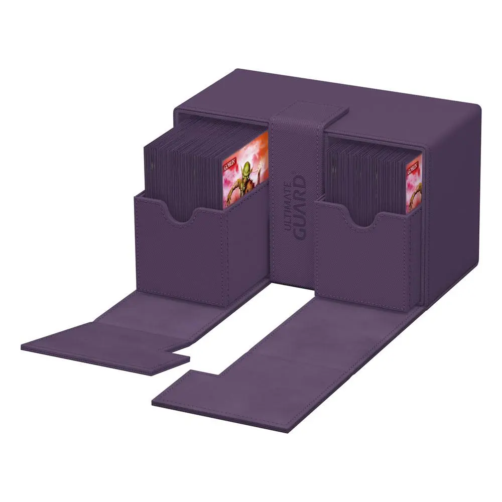 Ultimate Guard Twin Flip`n`Tray 160+ XenoSkin Monocolor Purple termékfotó