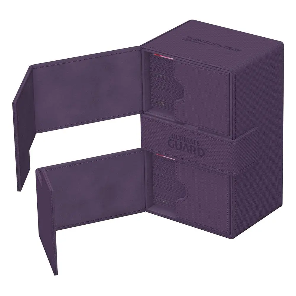Ultimate Guard Twin Flip`n`Tray 160+ XenoSkin Monocolor Purple termékfotó