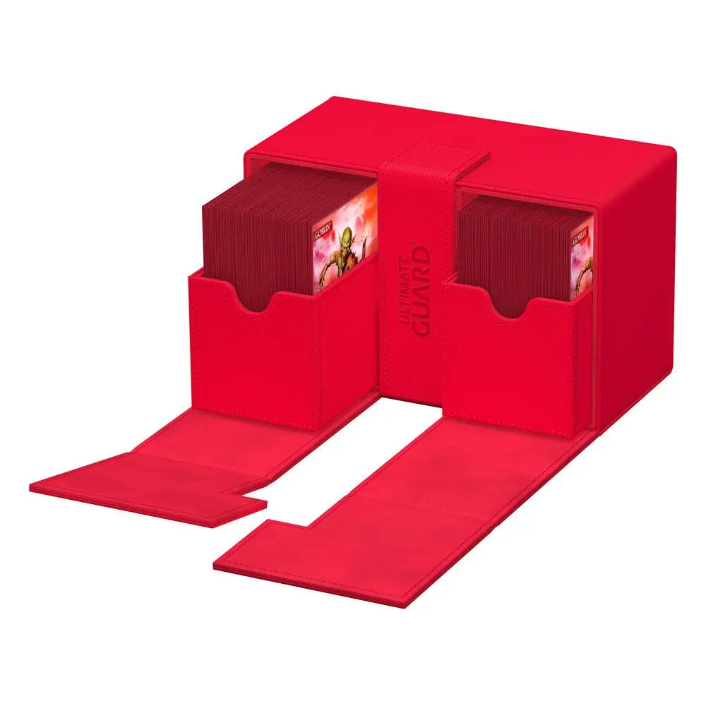 Ultimate Guard Twin Flip`n`Tray 160+ XenoSkin Monocolor Red termékfotó