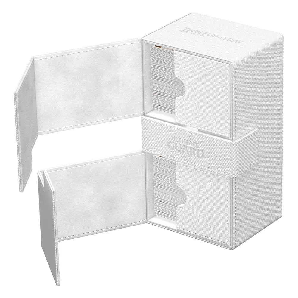 Ultimate Guard Twin Flip`n`Tray 200+ XenoSkin Monocolor White product photo