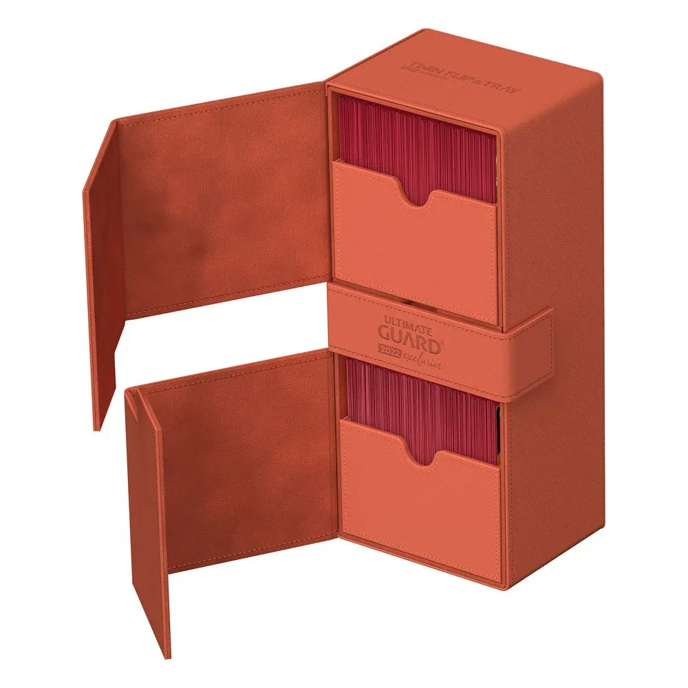 Ultimate Guard Twin Flip`n`Tray 266+ Xenoskin 2022 Exclusive Dark Orange product photo