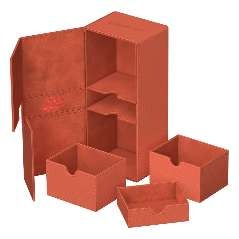 Ultimate Guard Twin Flip`n`Tray 266+ Xenoskin 2022 Exclusive Dark Orange product photo