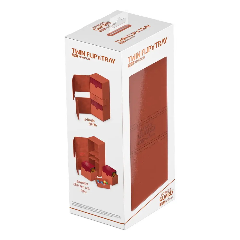 Ultimate Guard Twin Flip`n`Tray 266+ Xenoskin 2022 Exclusive Dark Orange product photo