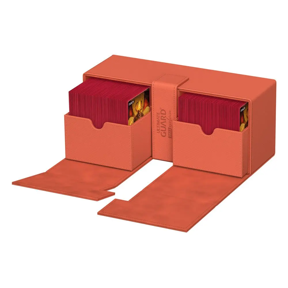 Ultimate Guard Twin Flip`n`Tray 266+ Xenoskin 2022 Exclusive Dark Orange product photo