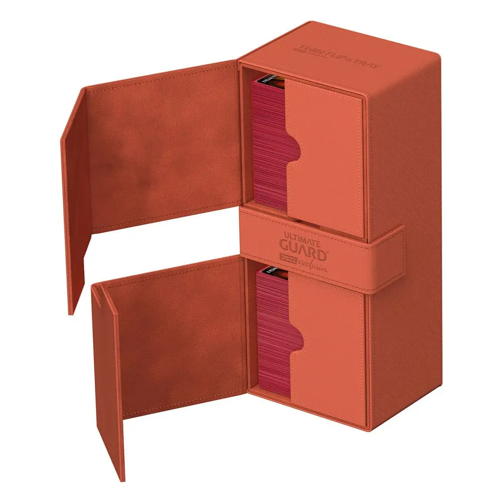 Ultimate Guard Twin Flip`n`Tray 266+ Xenoskin 2022 Exclusive Dark Orange product photo