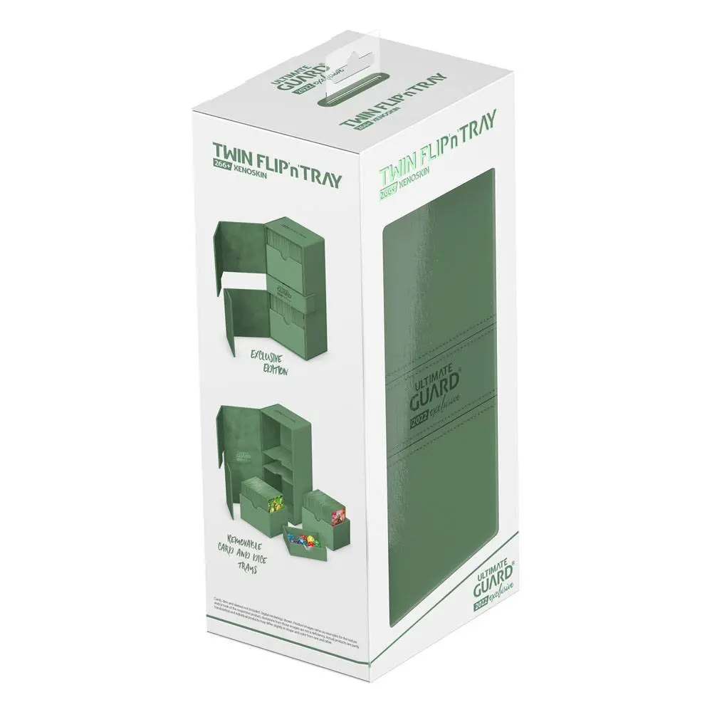 Ultimate Guard Twin Flip`n`Tray 266+ Xenoskin 2022 Exclusive Pastel Green product photo