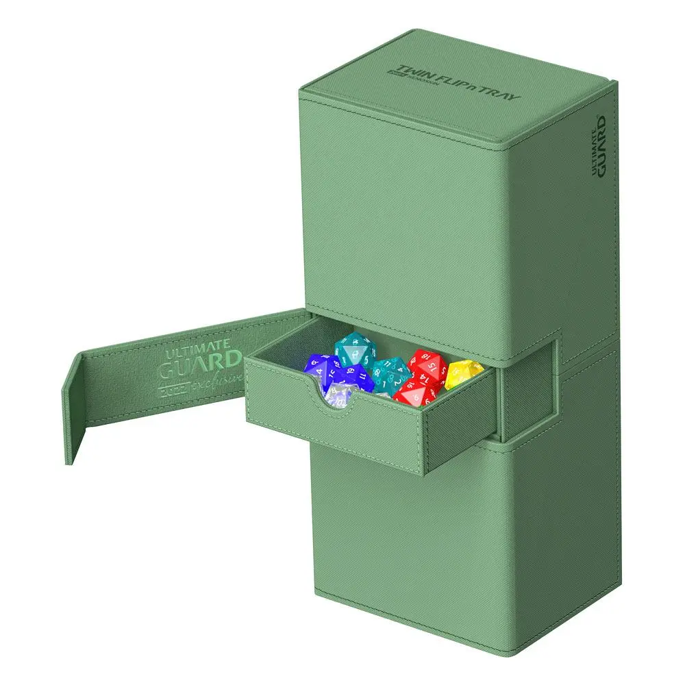 Ultimate Guard Twin Flip`n`Tray 266+ Xenoskin 2022 Exclusive Pastel Green product photo