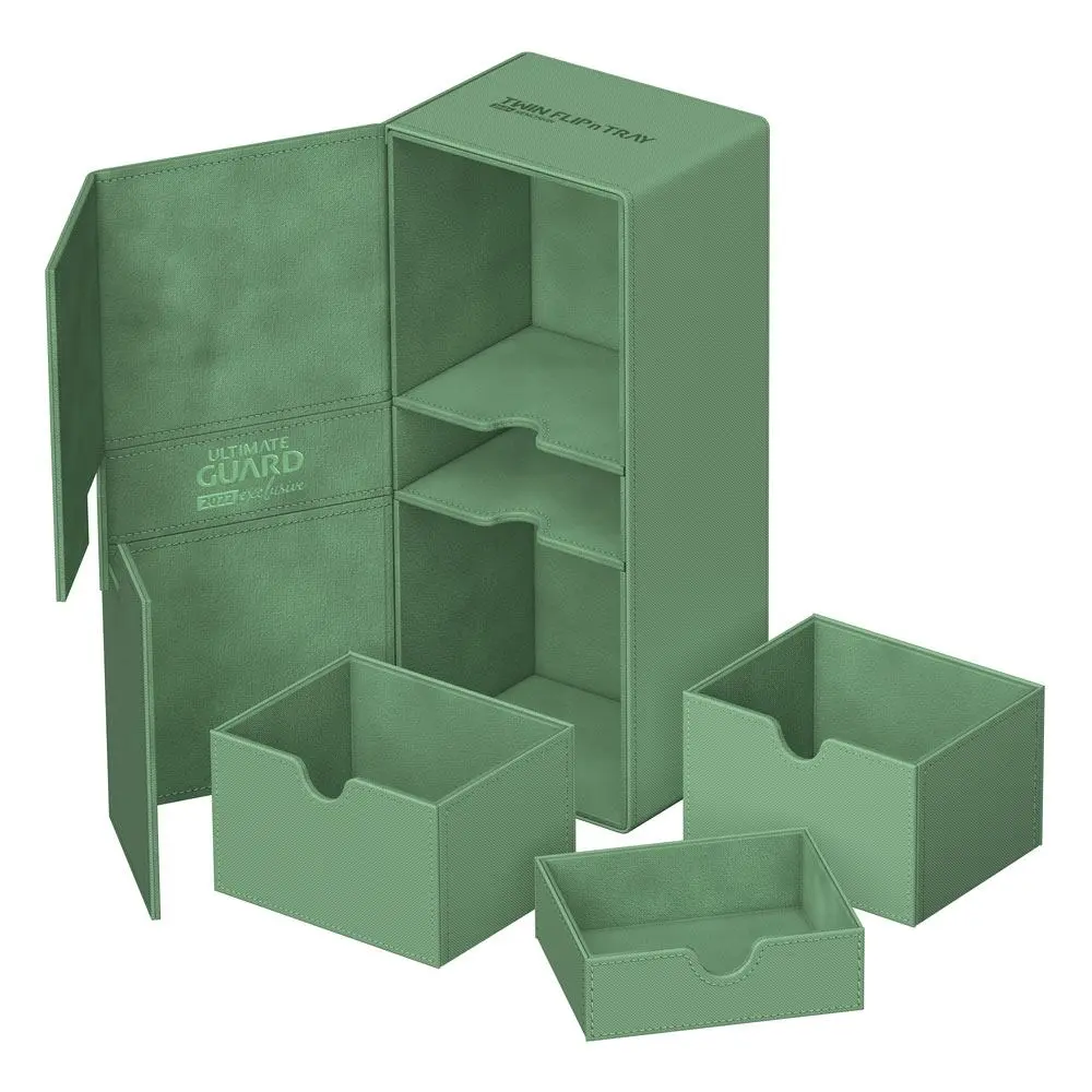 Ultimate Guard Twin Flip`n`Tray 266+ Xenoskin 2022 Exclusive Pastel Green product photo