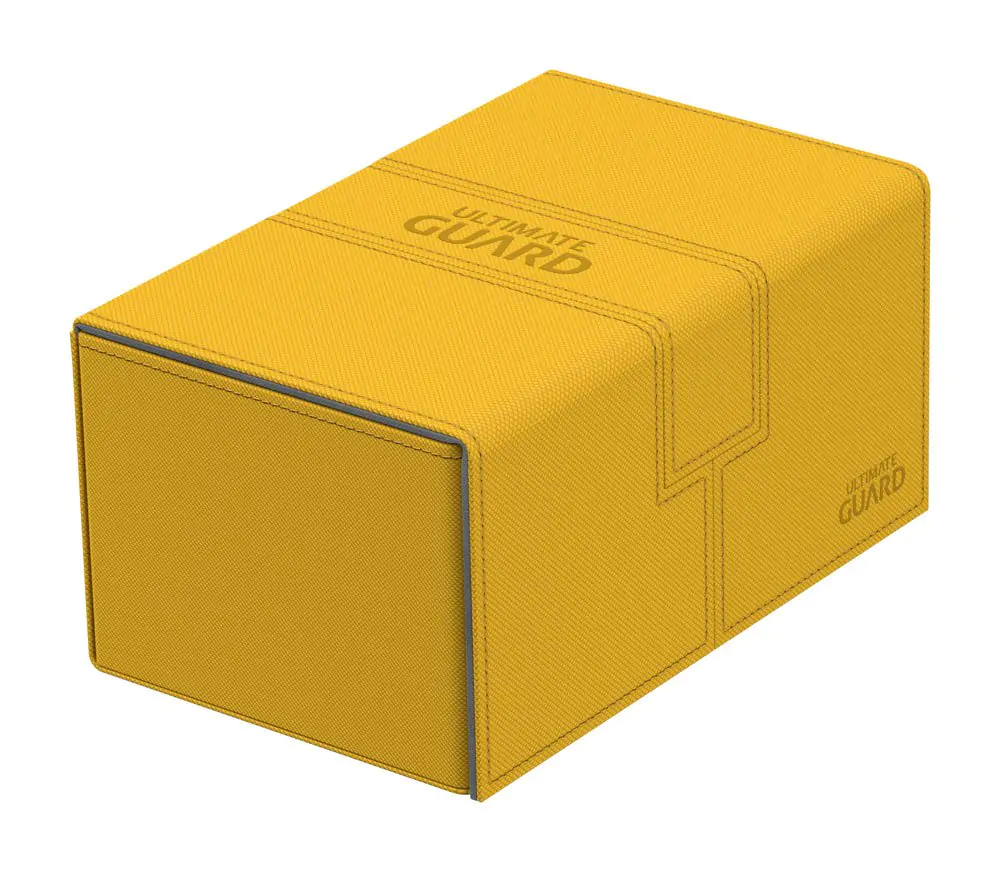 Ultimate Guard Twin Flip´n´Tray  Deck Case 160+ Standard Size XenoSkin Amber product photo
