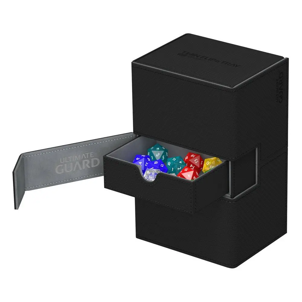 Ultimate Guard Twin Flip´n´Tray Deck Case 160+ Standard Size XenoSkin Black product photo