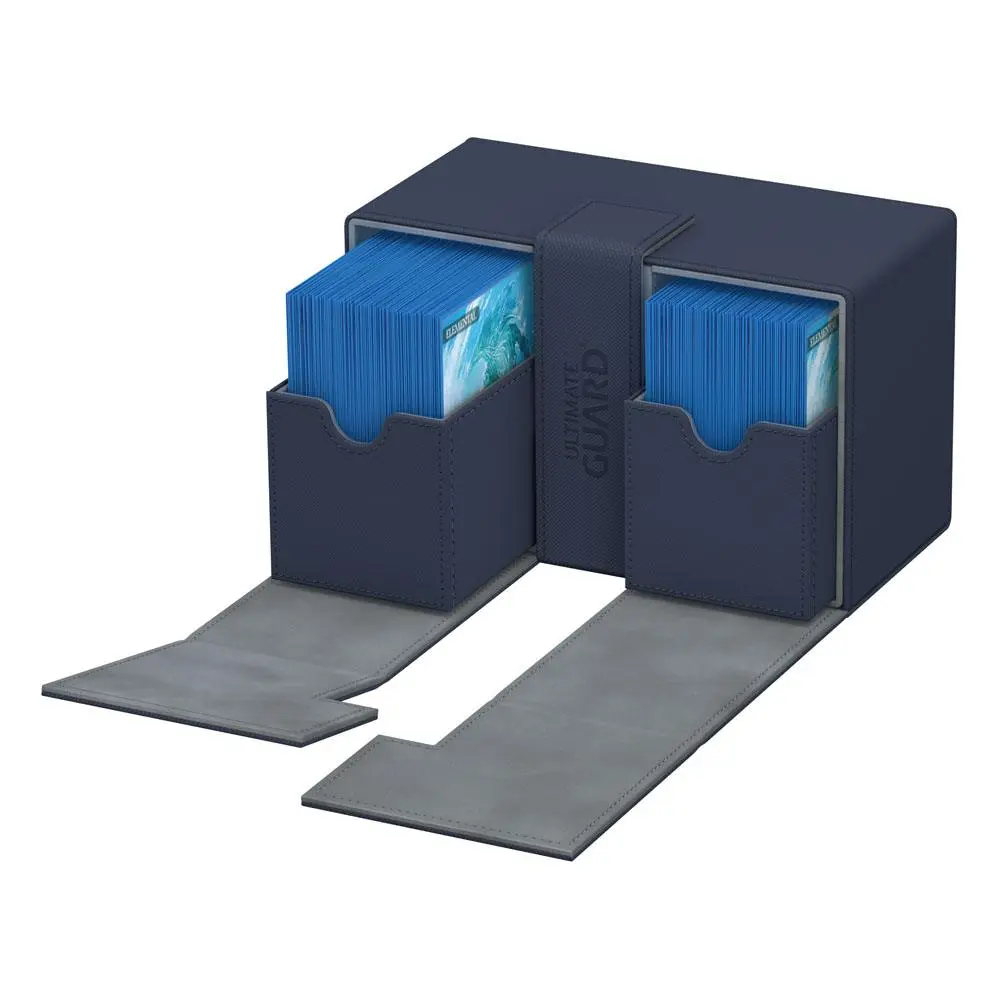 Ultimate Guard Twin Flip´n´Tray  Deck Case 160+ Standard Size XenoSkin Blue product photo
