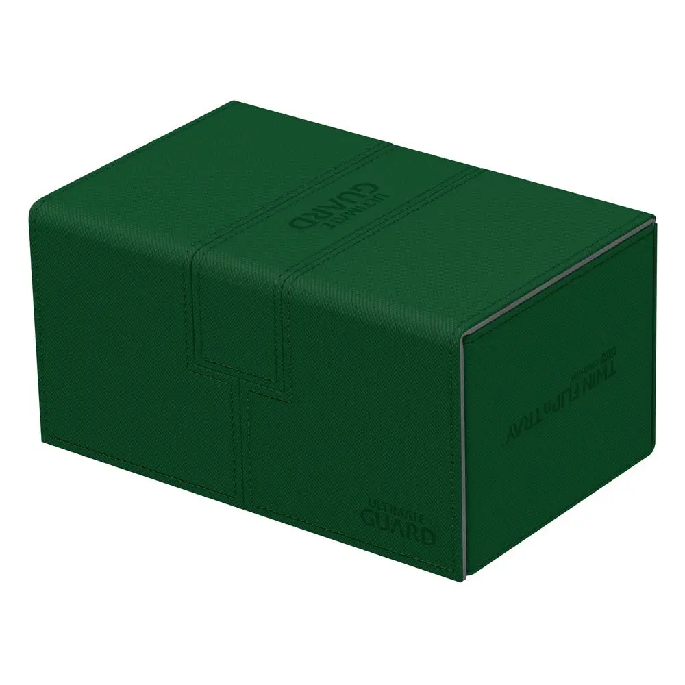 Ultimate Guard Twin Flip´n´Tray  Deck Case 160+ Standard Size XenoSkin Green product photo