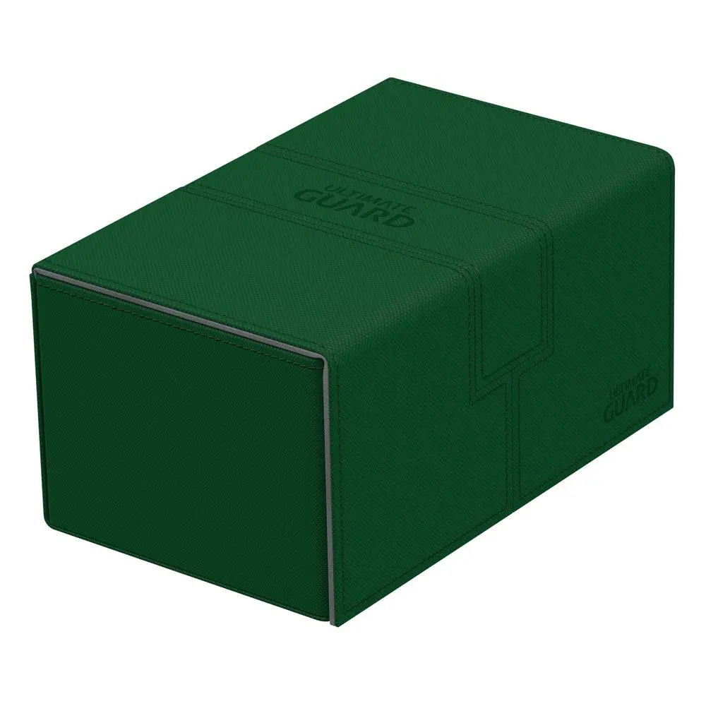 Ultimate Guard Twin Flip´n´Tray  Deck Case 160+ Standard Size XenoSkin Green product photo