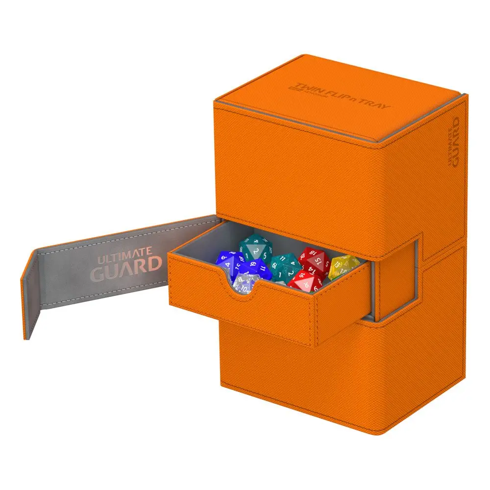 Ultimate Guard Twin Flip´n´Tray Deck Case 160+ Standard Size XenoSkin Orange product photo