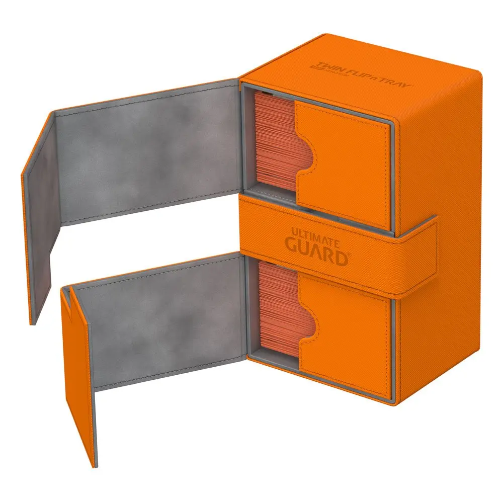 Ultimate Guard Twin Flip´n´Tray Deck Case 160+ Standard Size XenoSkin Orange product photo