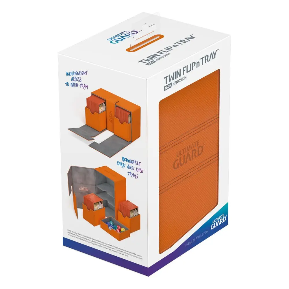 Ultimate Guard Twin Flip´n´Tray Deck Case 160+ Standard Size XenoSkin Orange product photo