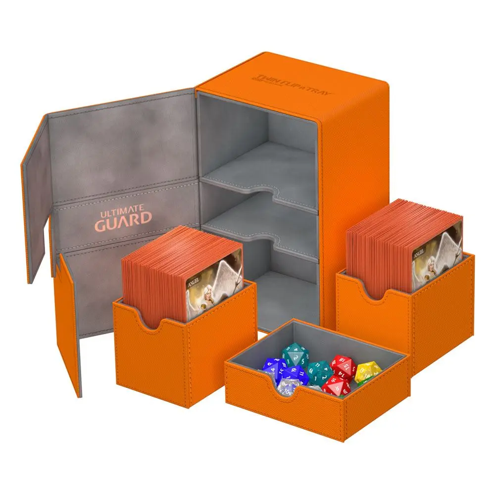 Ultimate Guard Twin Flip´n´Tray Deck Case 160+ Standard Size XenoSkin Orange product photo