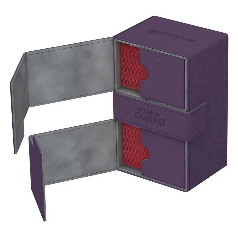 Ultimate Guard Twin Flip´n´Tray  Deck Case 160+ Standard Size XenoSkin Purple product photo